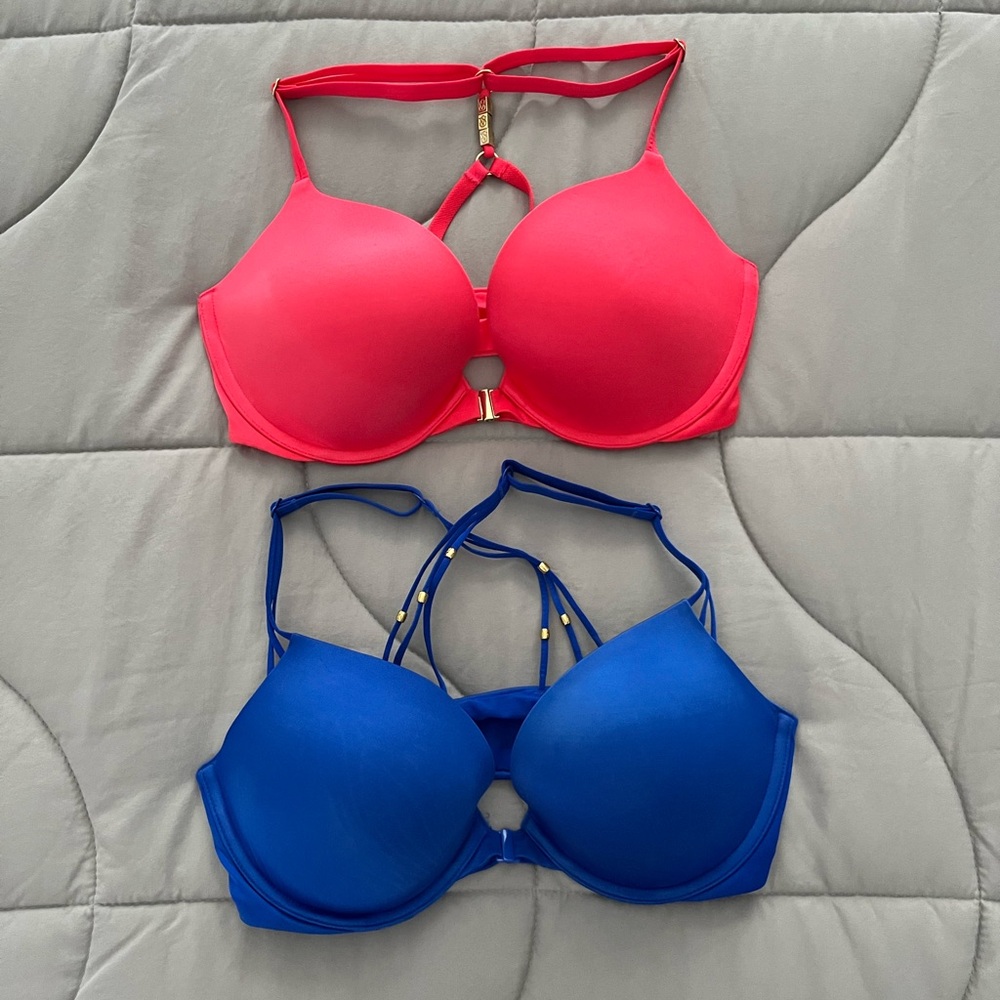 2 Front Clasp Victoria’s Secret Bras 34D
